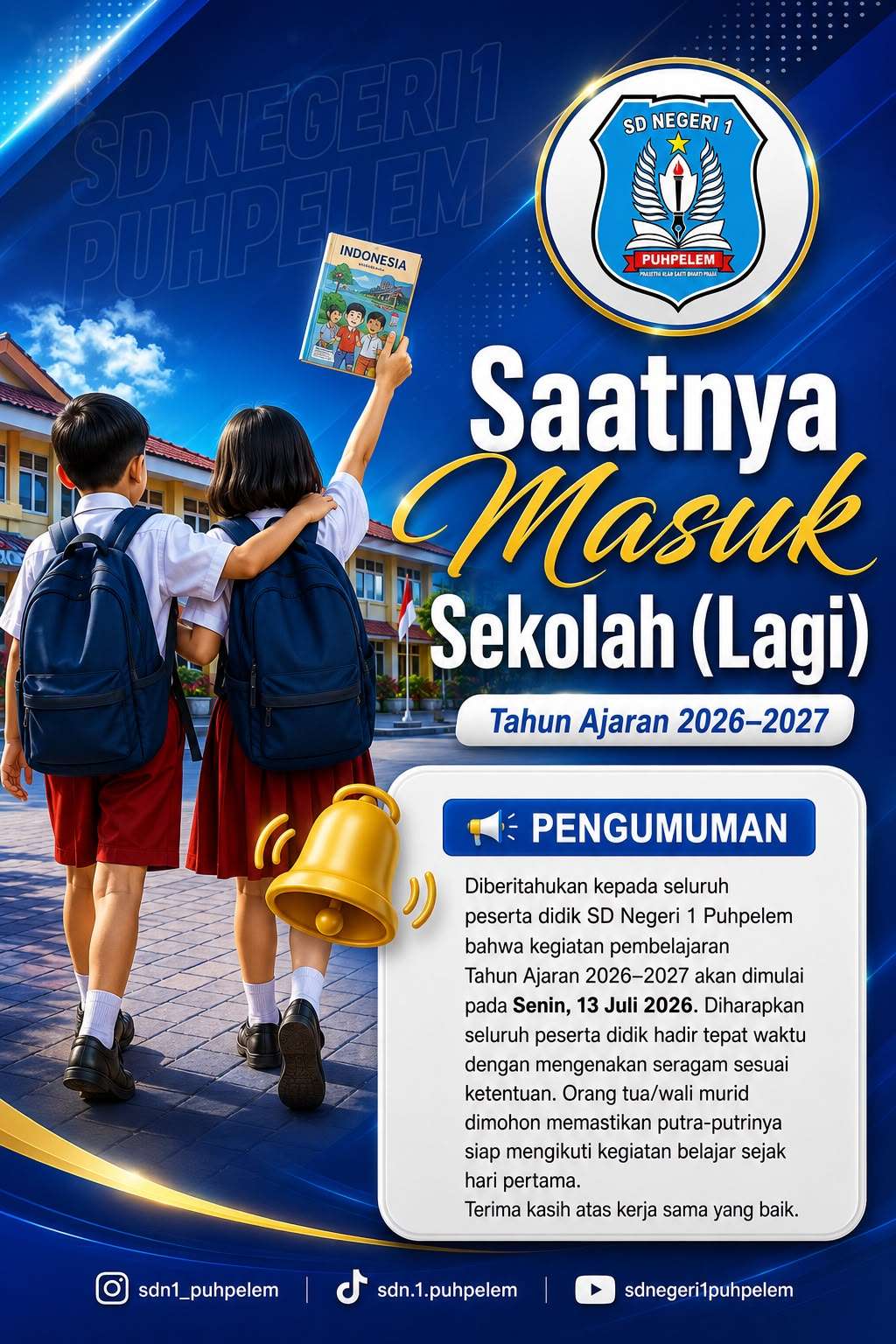 Bersiap Kembali ke Sekolah! Sambut Tahun Ajaran Baru 2026 dengan Semangat Membara
