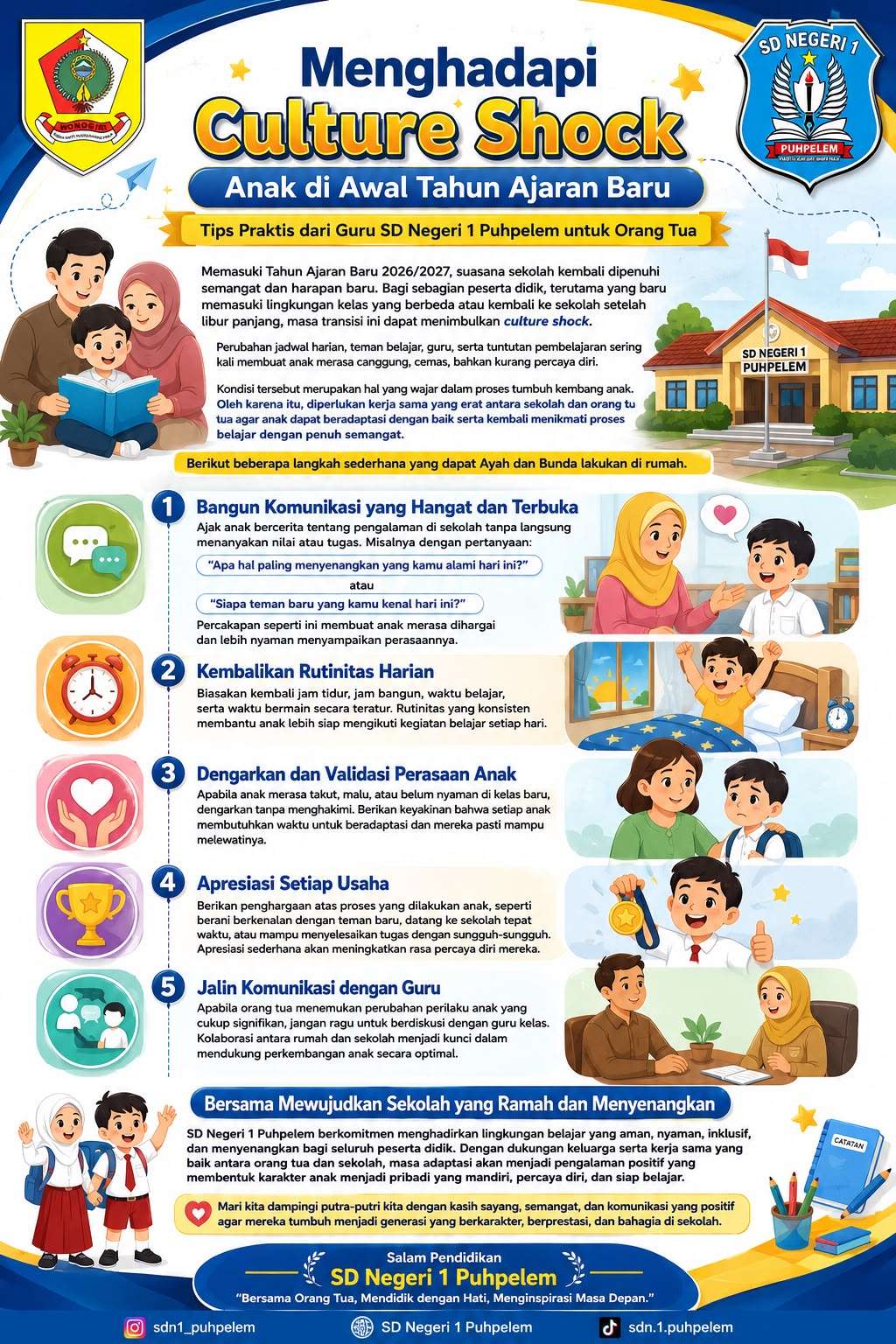 Menghadapi Culture Shock Anak di Awal Tahun Ajaran Baru